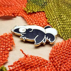 Derpy Skunk Enamel Pin
