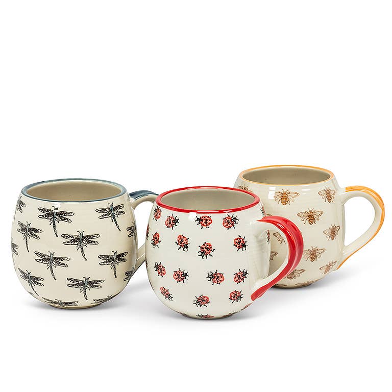 Allover Bee Ball Mug-5"L(16oz)-491