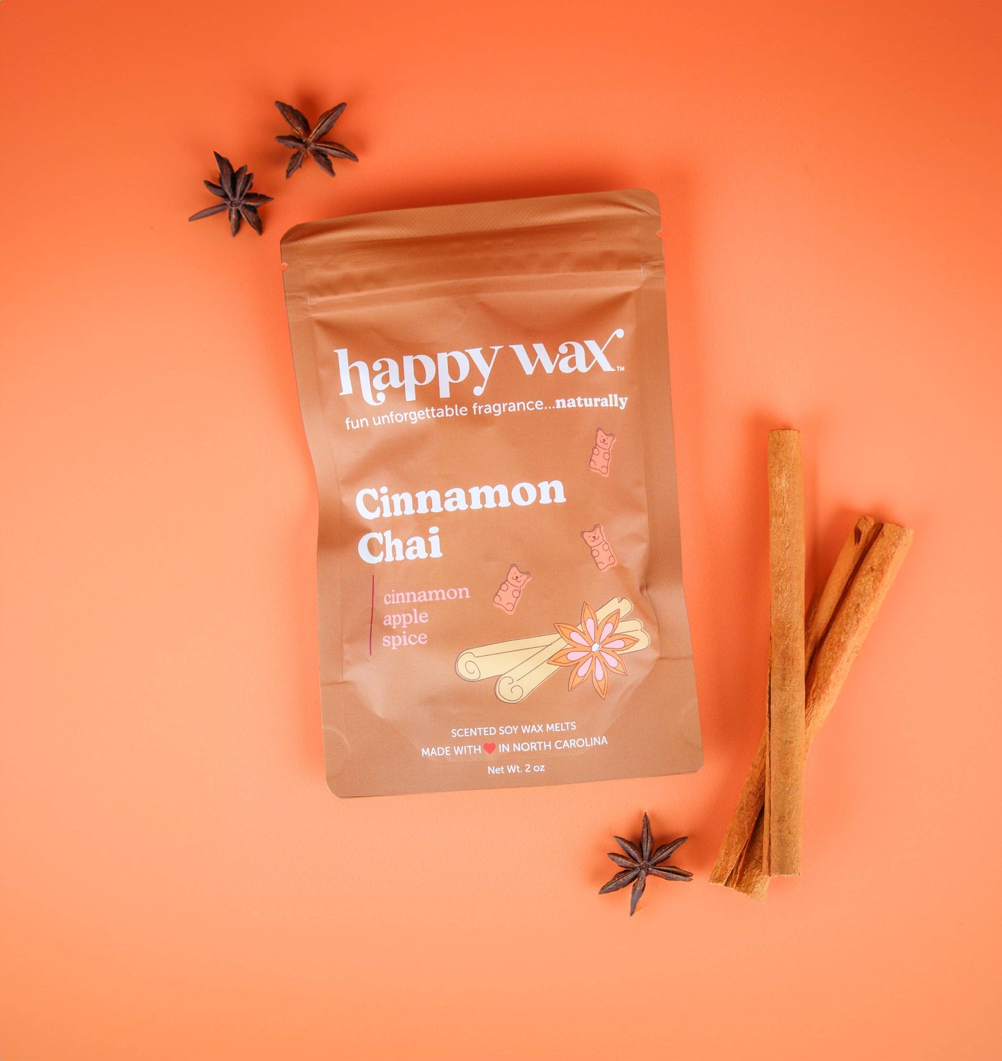 Cinnamon Chai Wax Melts - Sample Pouch (2 oz)