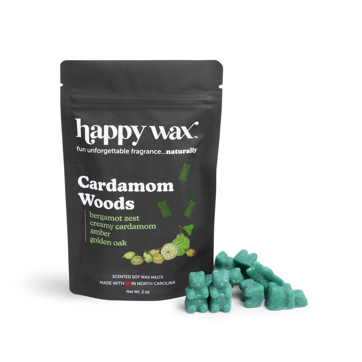 Cardamom Woods Wax Melts - Sample Pouch (2 oz)