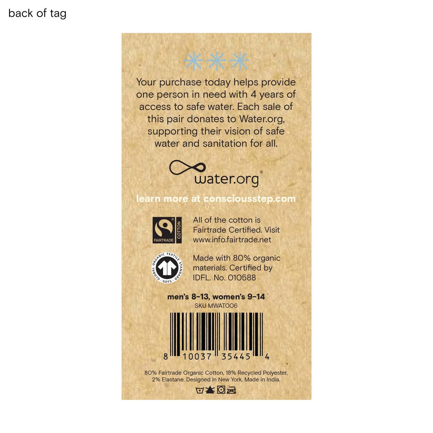 Socks that Give Water (Gray Snowflakes): Small