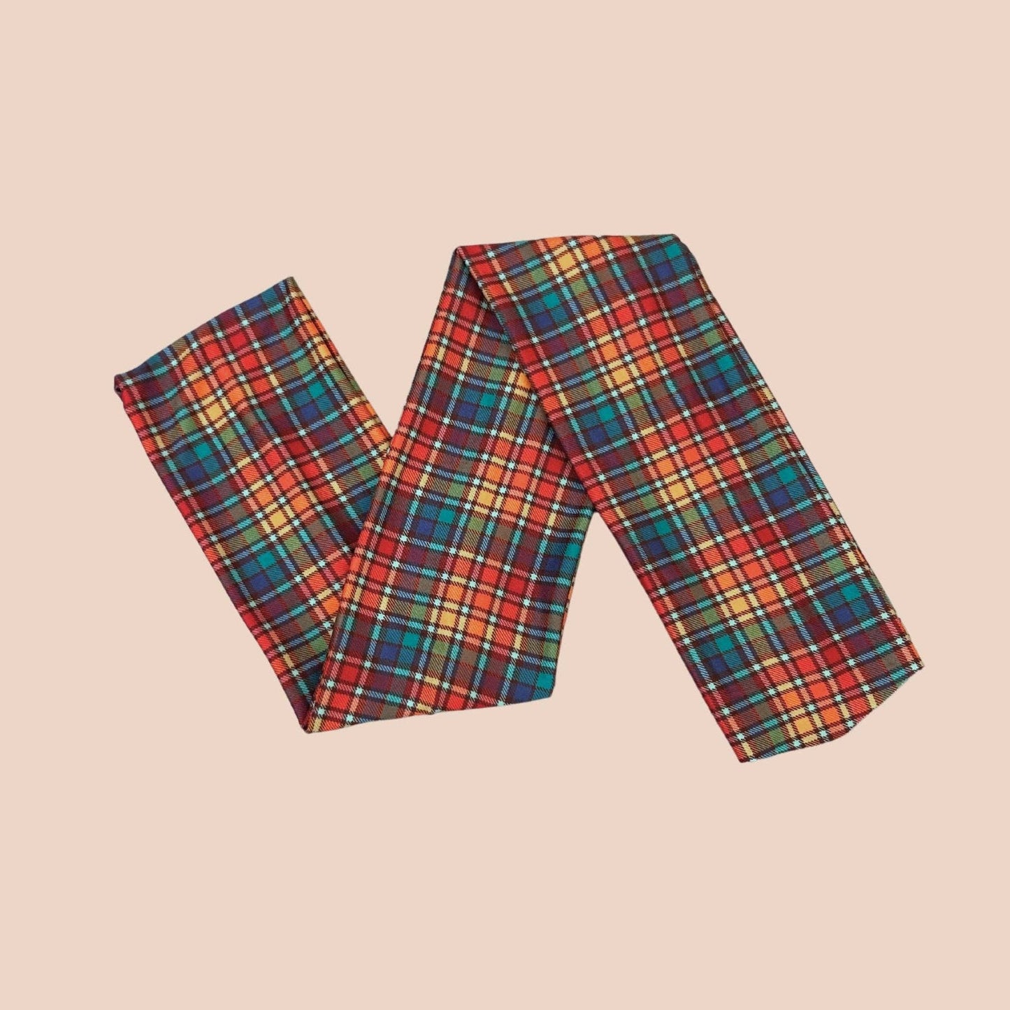 Bram Plaid Wrap Headband