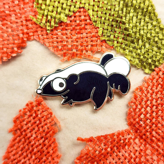 Derpy Skunk Enamel Pin