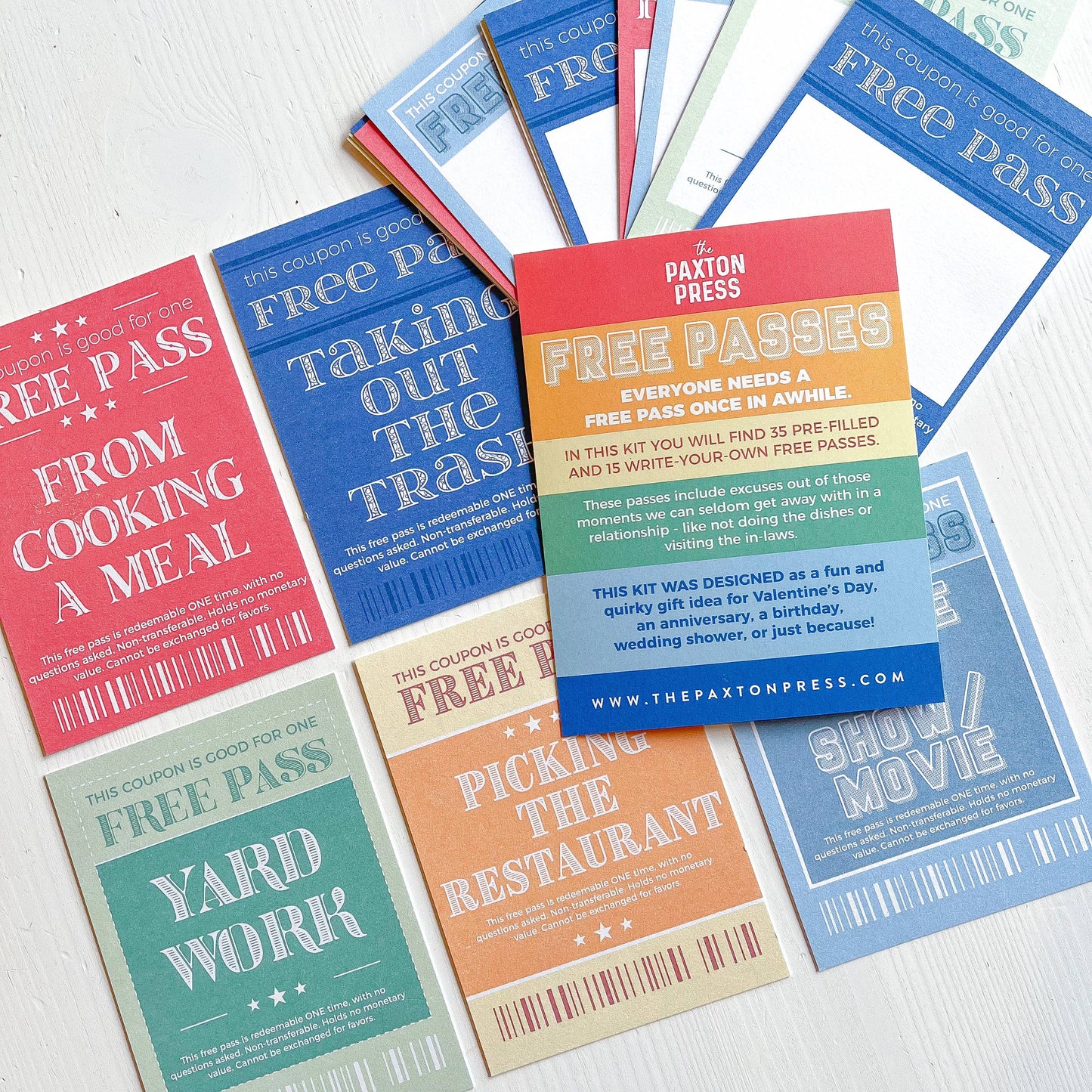 Free Passes Love Coupon Kit (New Packaging!)