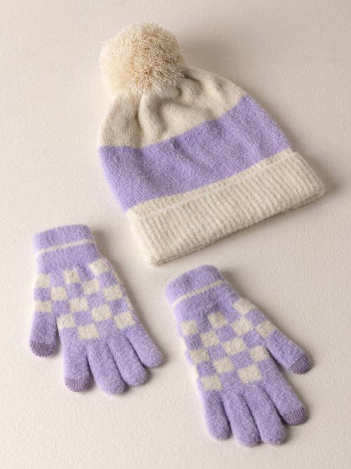 TANNER TOUCHSCREEN GLOVES: Lilac