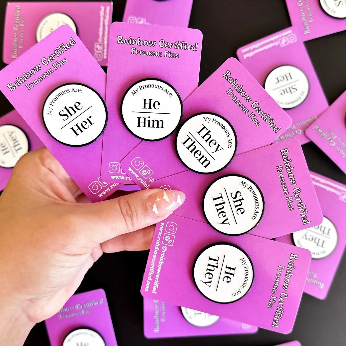 Pronoun Pins: They/ Them