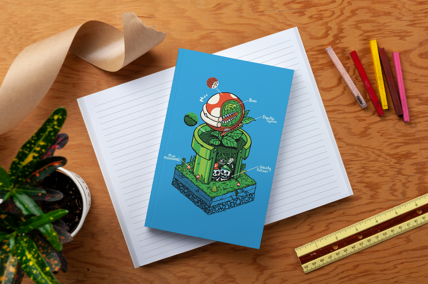 1- UP Classic Layflat Journal Notebook