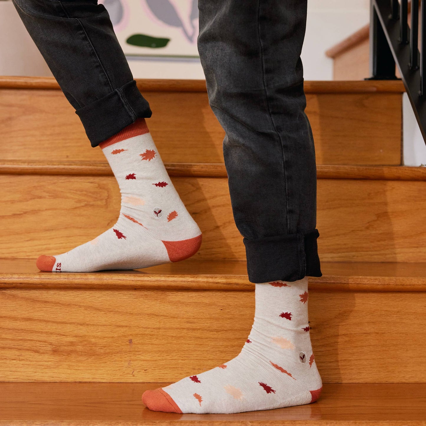 Socks that Plant Trees (Fall Leaves)