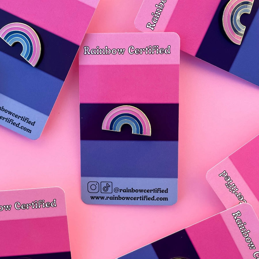 Omnisexual LGBTQIA+ Rainbow Pin