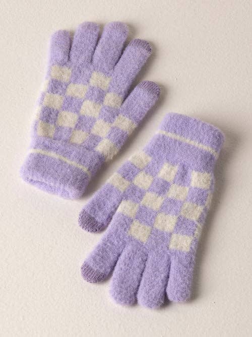 TANNER TOUCHSCREEN GLOVES: Lilac