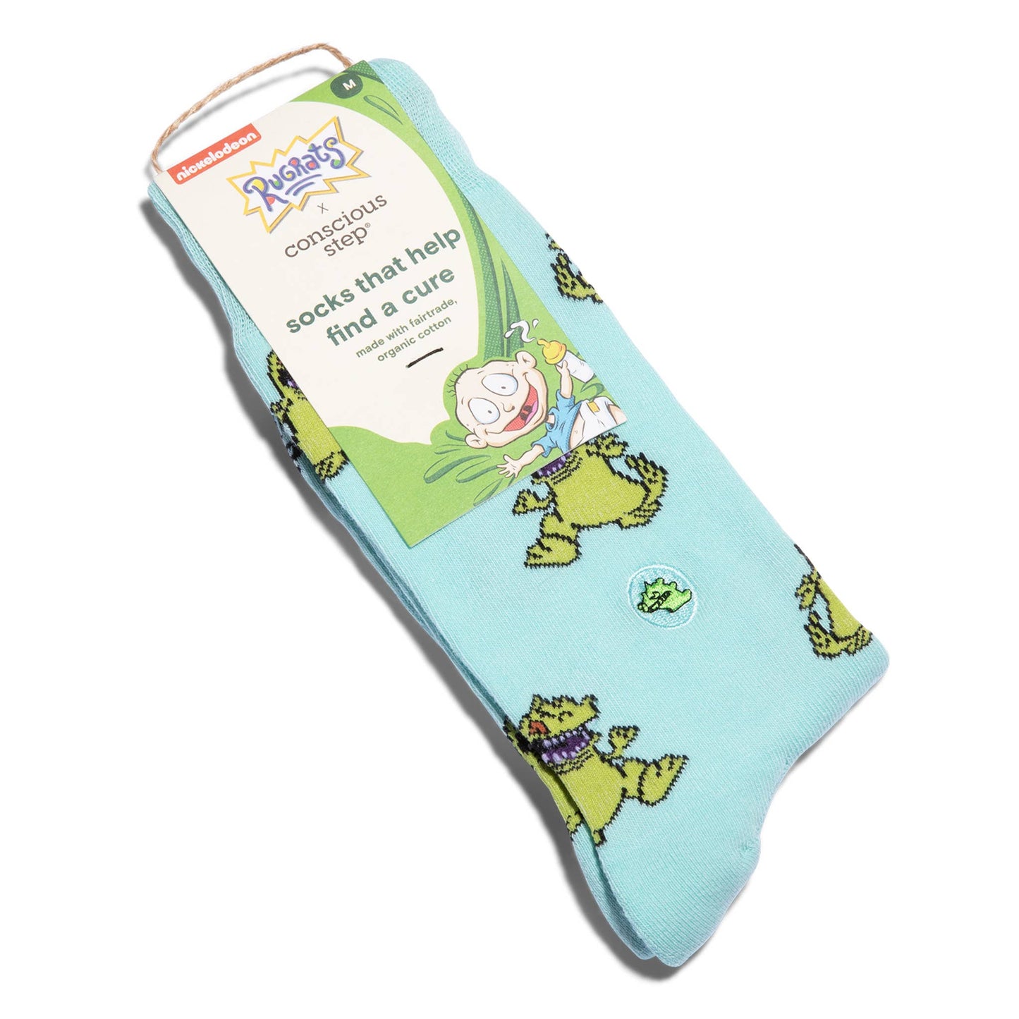 Rugrats Socks that Find a Cure (Blue Reptars): Small