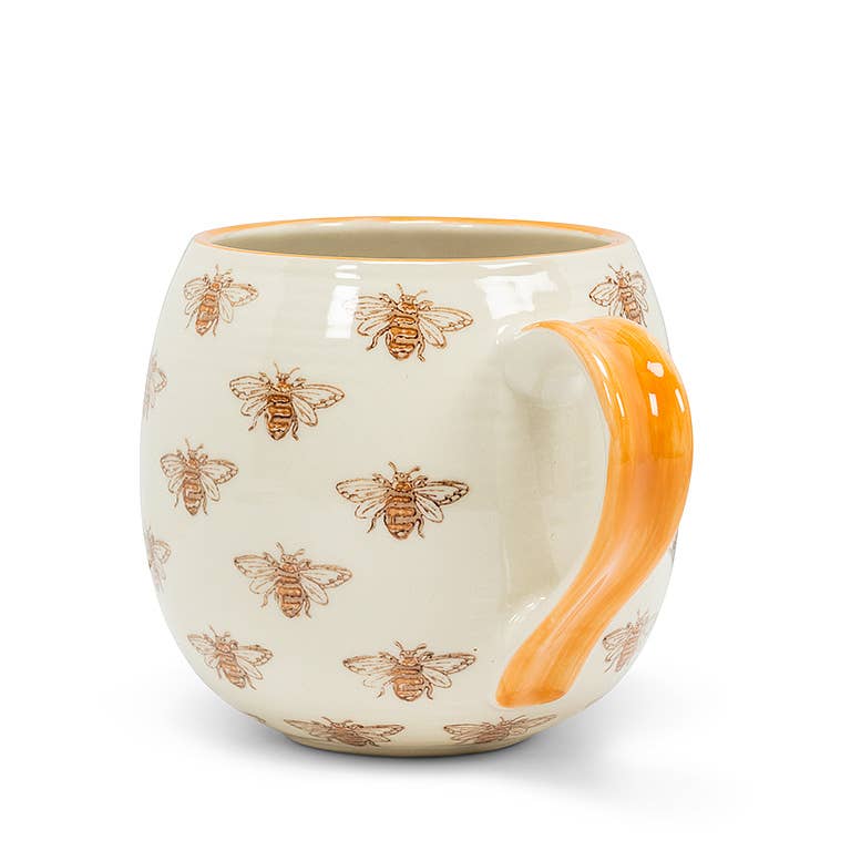 Allover Bee Ball Mug-5"L(16oz)-491