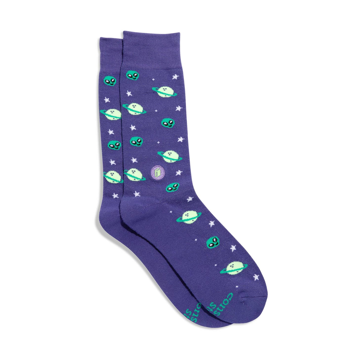 Socks that Give Books  (Purple Planets): Small