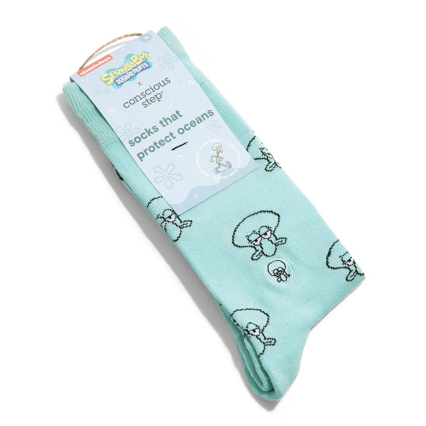 Squidward Socks that Protect Oceans: Medium