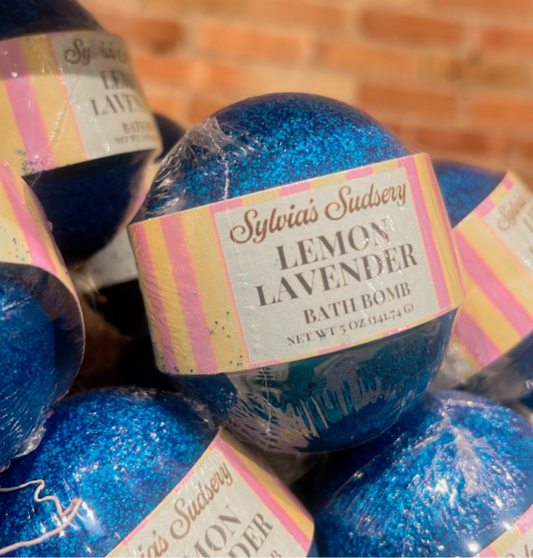 Lemon Lavender Decadent Edition Bath Bomb