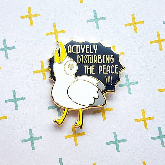 Annoying Seagull Enamel Pin