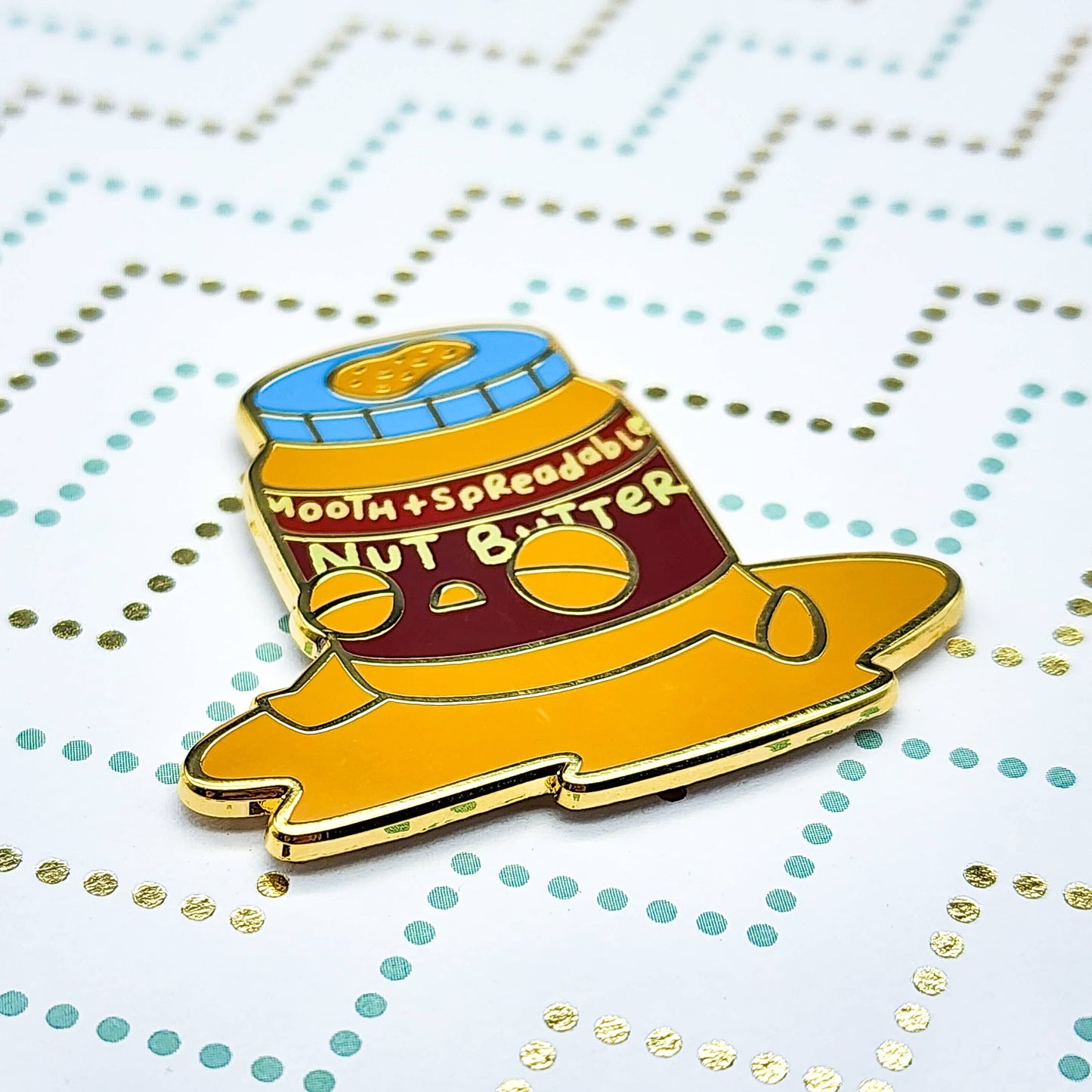 Nut Butter Enamel Pin