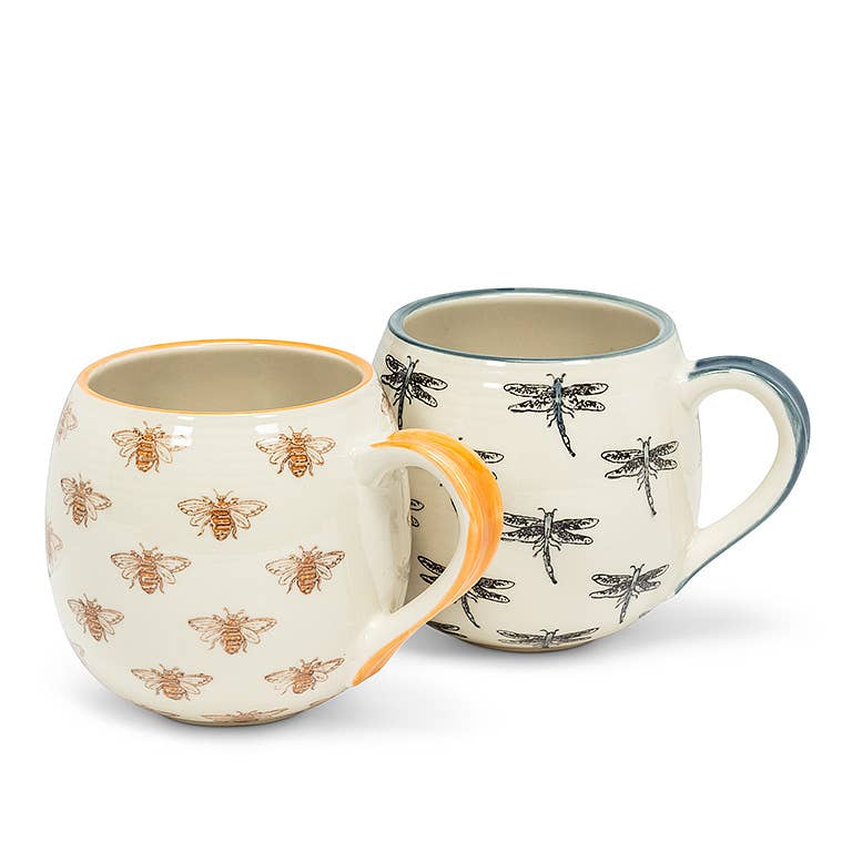 Allover Bee Ball Mug-5"L(16oz)-491