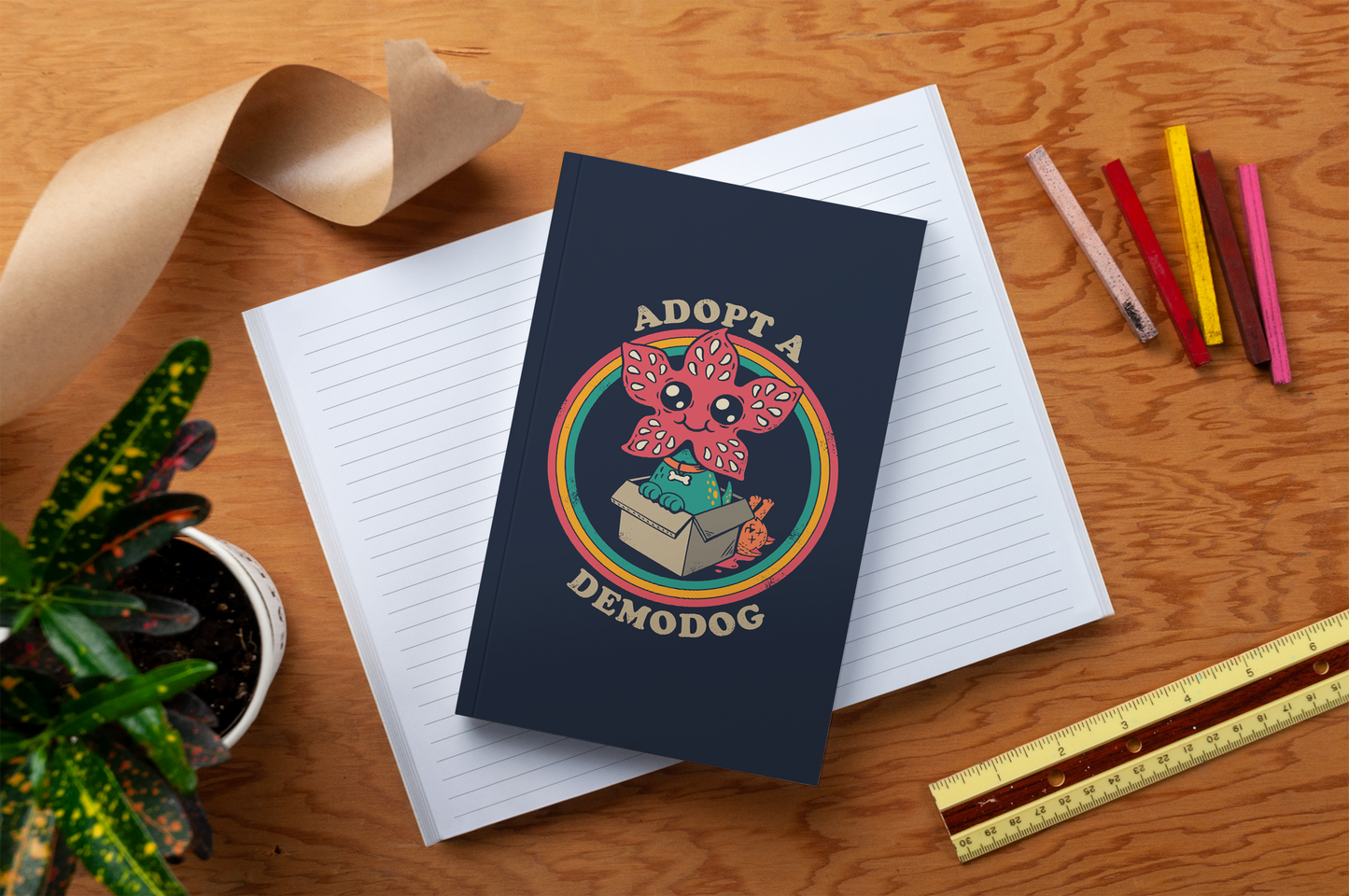 Adopt a Demodog Journal Notebook