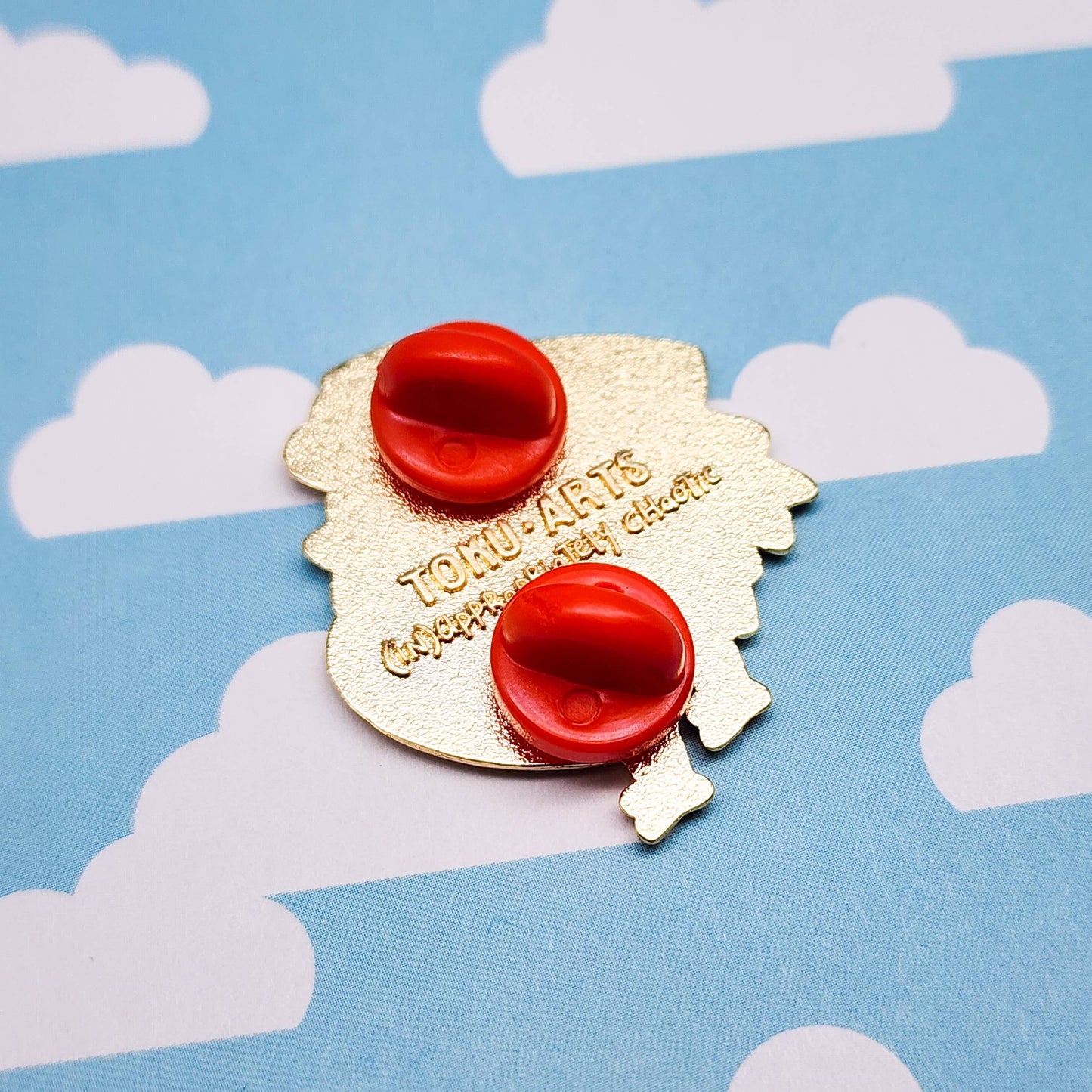 Guess What Chicken Butt Enamel Pin