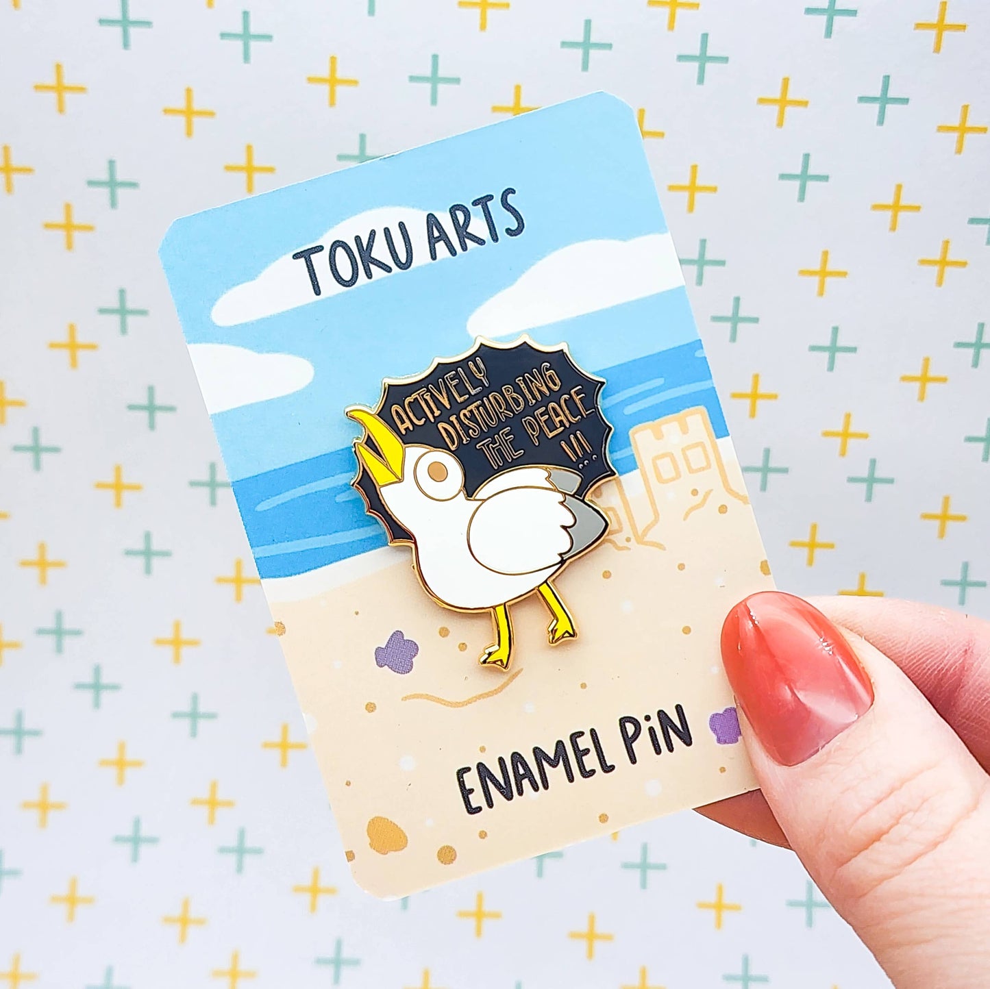 Annoying Seagull Enamel Pin