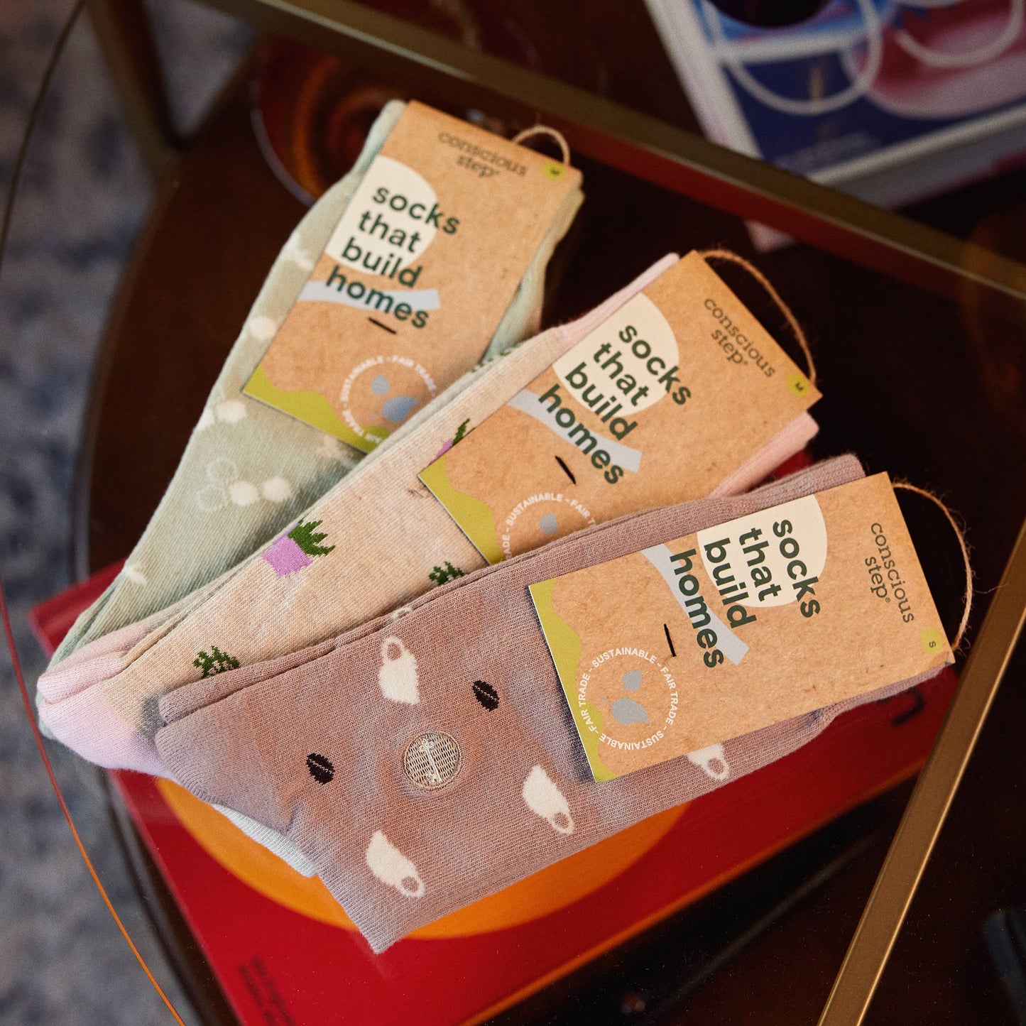 Socks that Build Homes (Coffee Cups): Medium