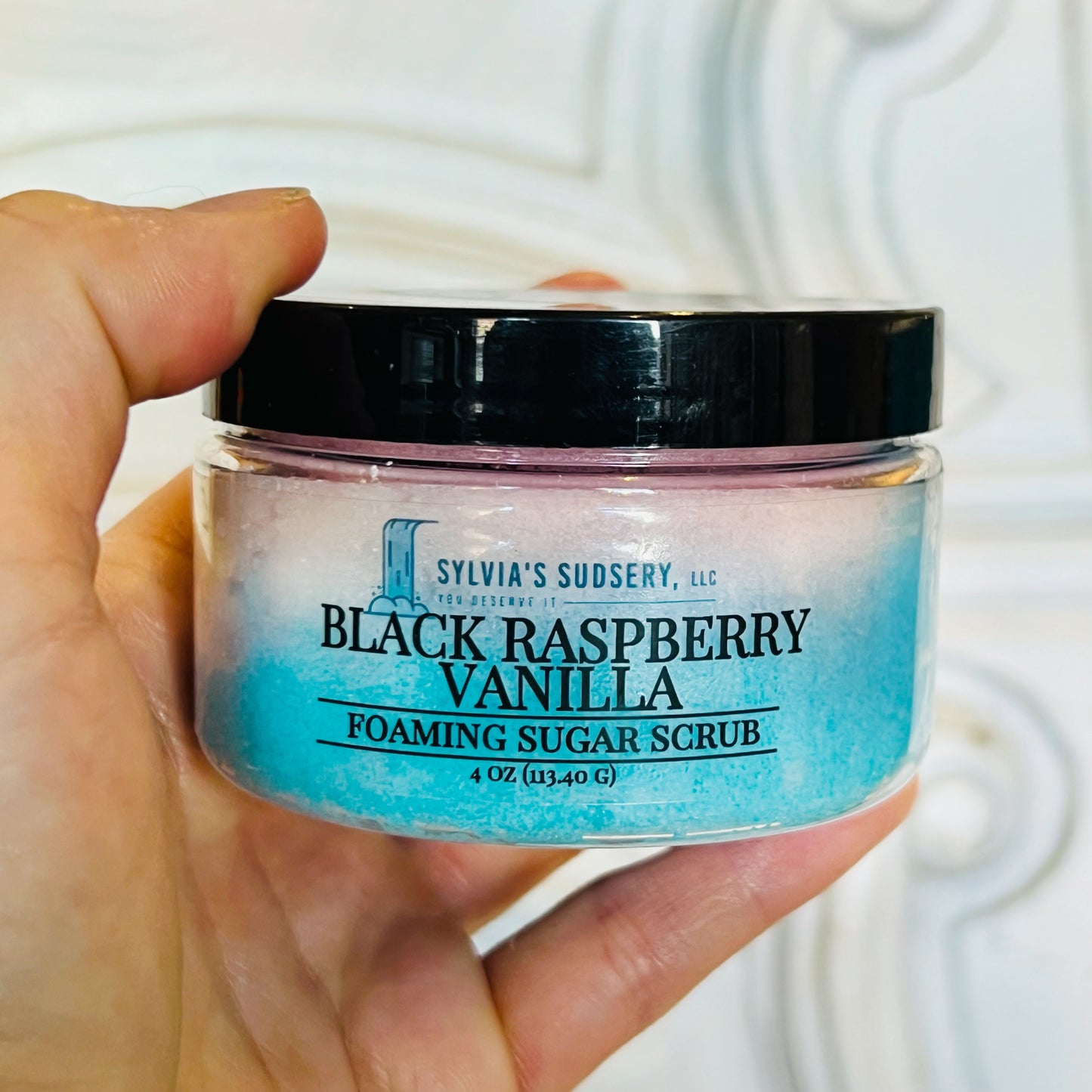 Black Raspberry Vanilla Foaming Sugar Scrub