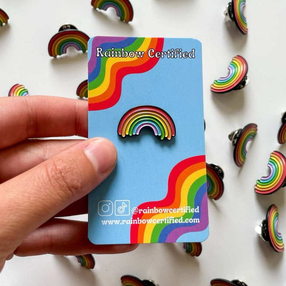 Rainbow LGBTQIA+ PRIDE Enamel Pin