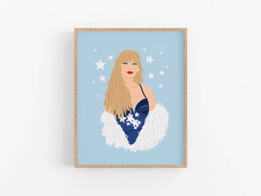 TS Midnights Art Print: 8" x 10"