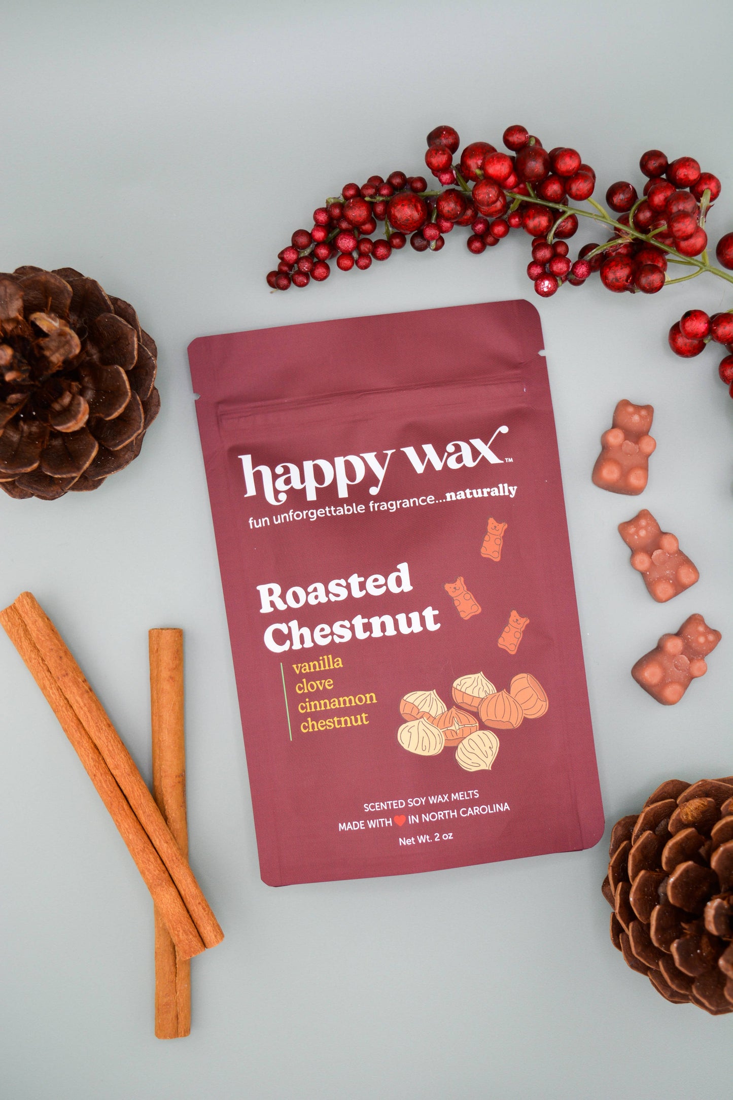 Roasted Chestnut Wax Melts - Sample Pouch (2 oz)