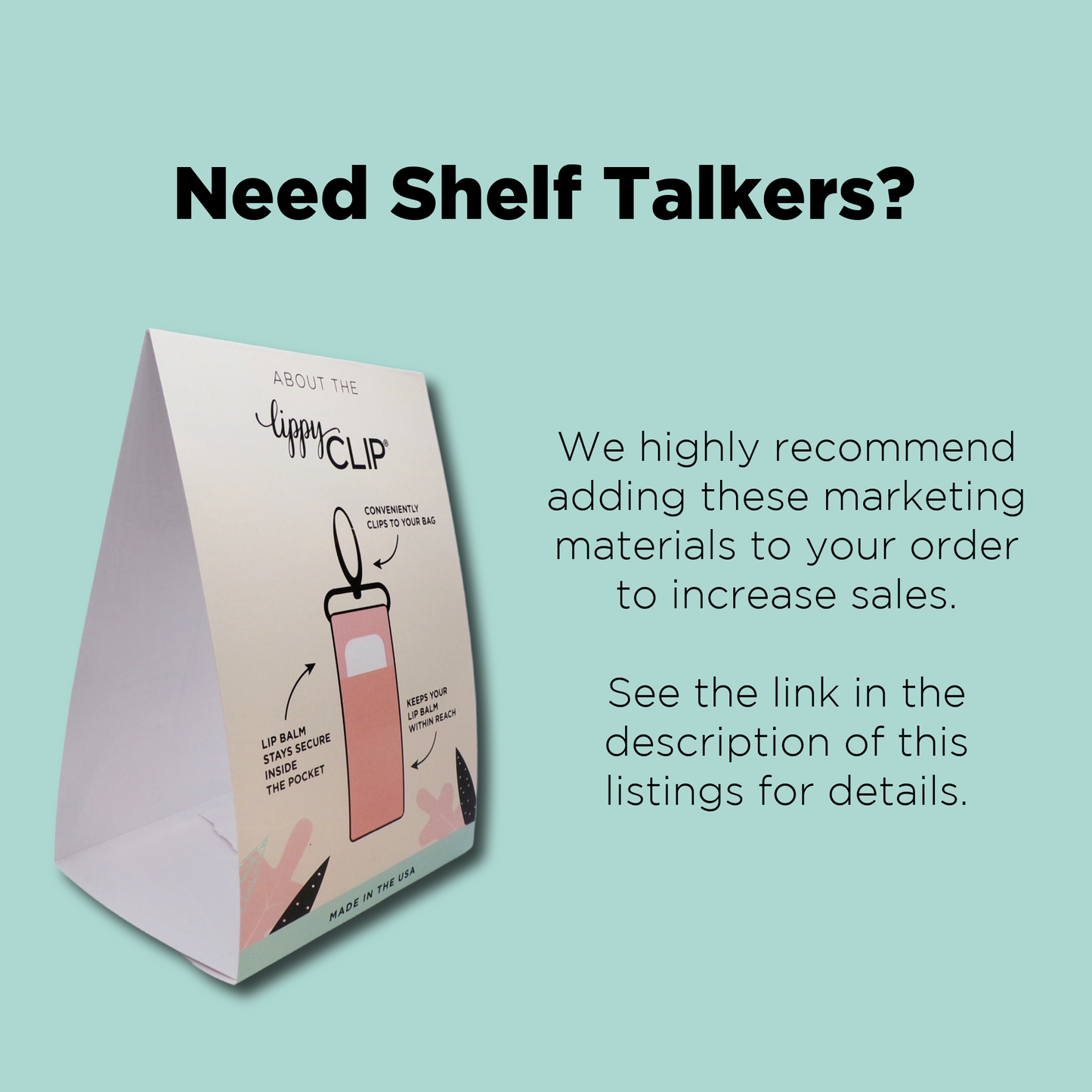 CLASSIC: Royal LippyClipKISS for larger lip balms: Standard (most common)