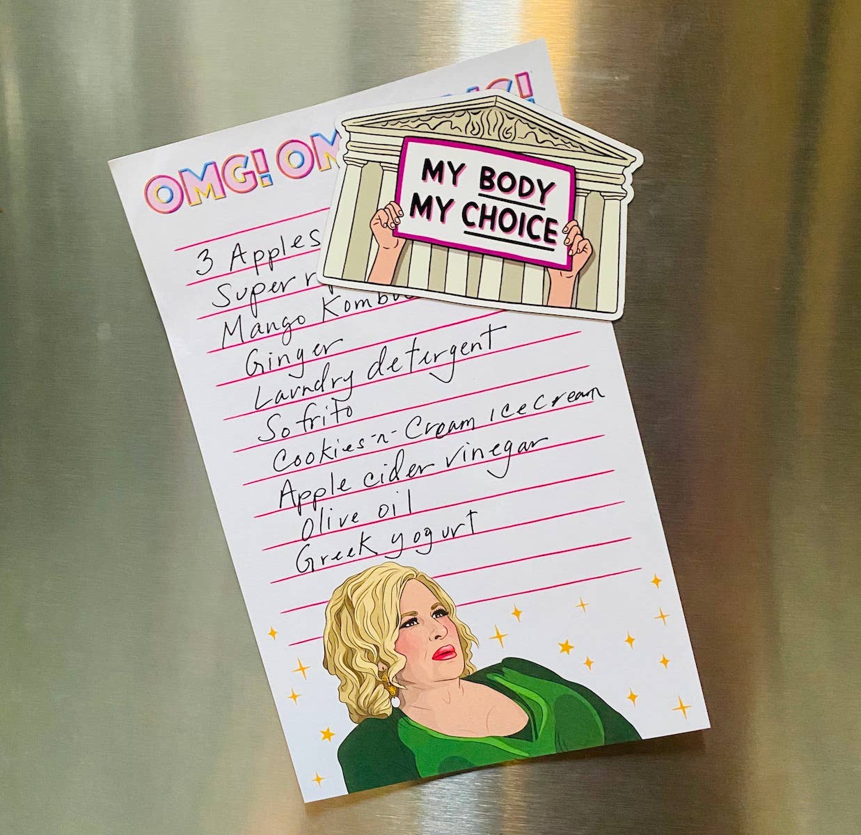 My Body My Choice Die Cut Magnet