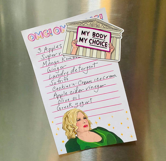 My Body My Choice Die Cut Magnet