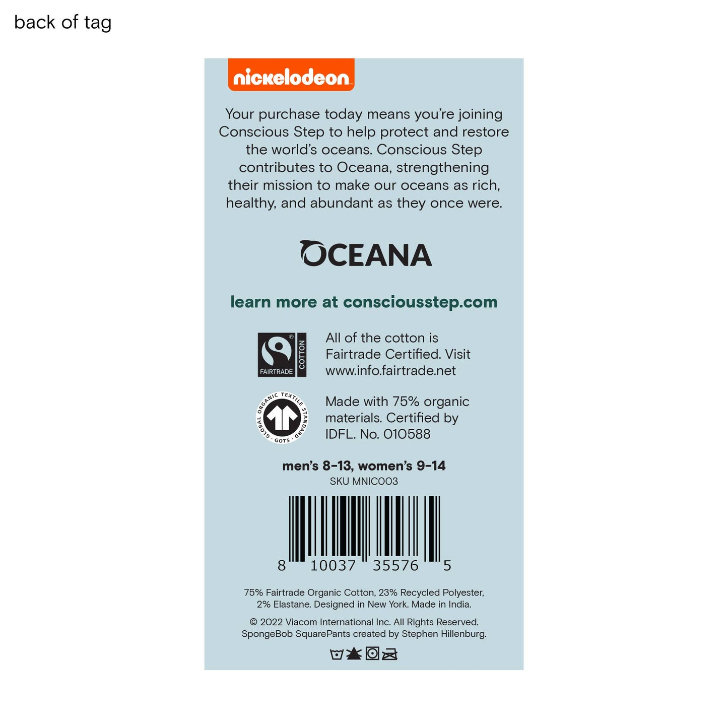 Squidward Socks that Protect Oceans: Medium