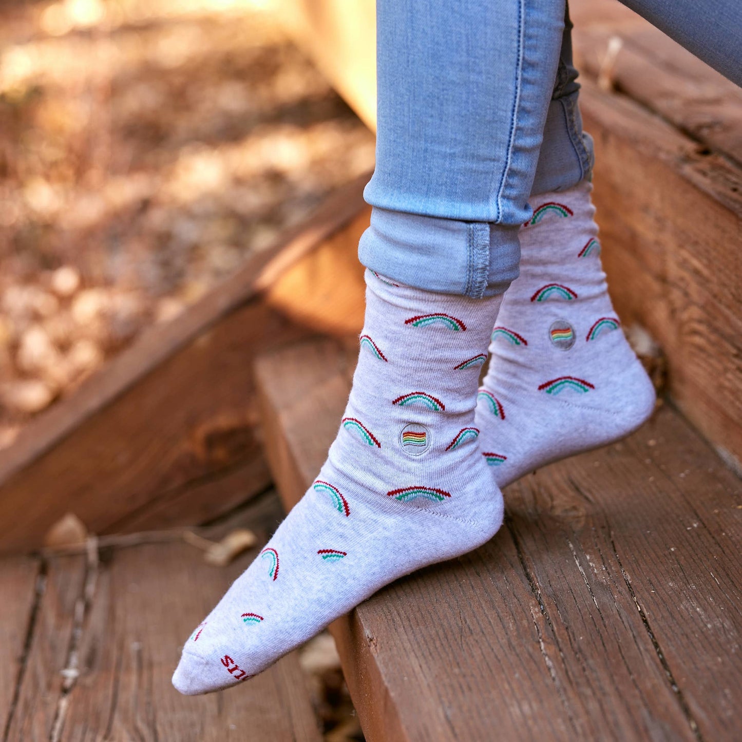 Socks that Save LGBTQ Lives (Radiant Rainbows): Medium