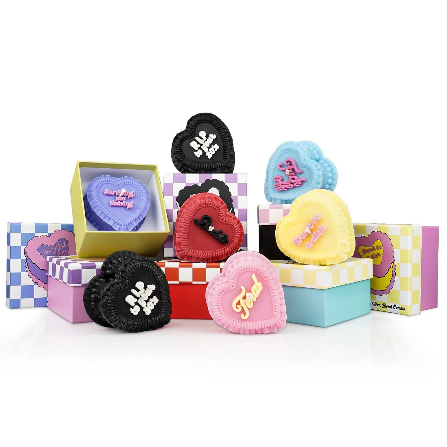 Baddie Candle (funny gift, bad bitch, kitsch, heart candles)