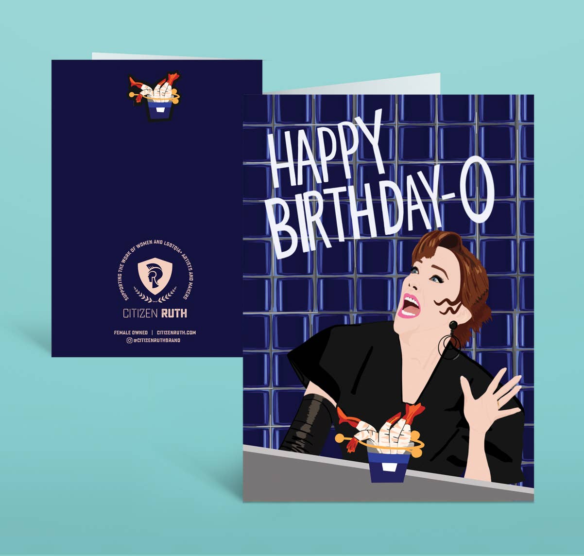 Beetlejuice Happy Birthday O card