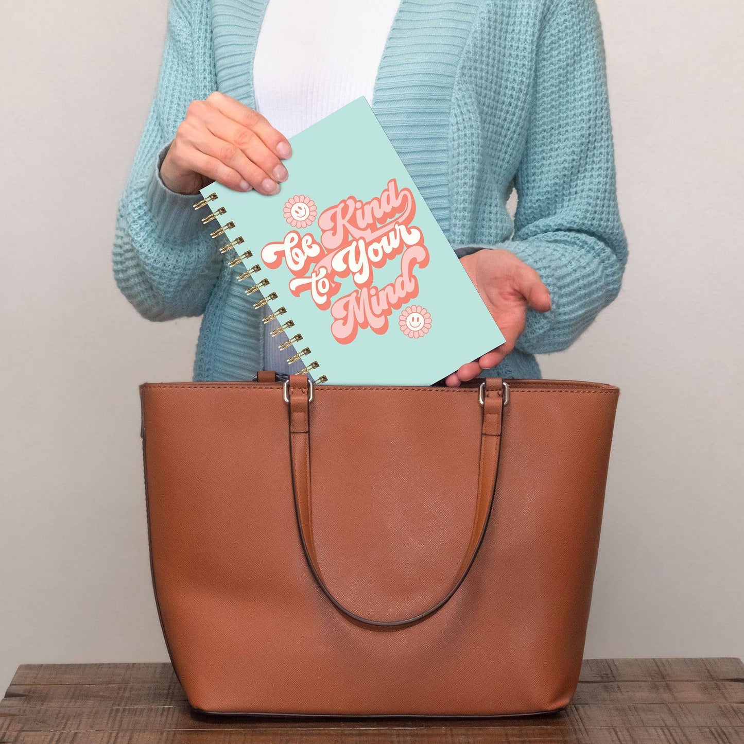 Be Kind to Your Mind Medium Spiral Notebook