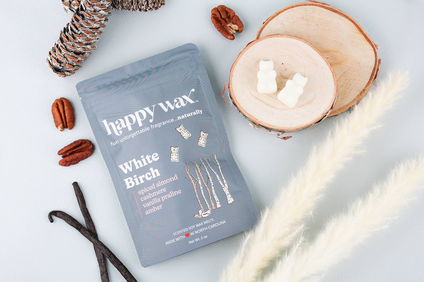White Birch Wax Melts - Sample Pouch (2 oz)