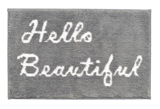 Microfibre Non-Slip Slogan Bath Mat