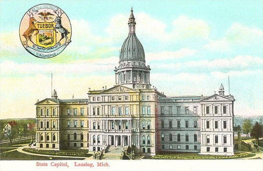State Capitol, Lansing Greeting Card