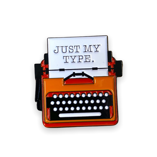 Typewriter Enamel Pin