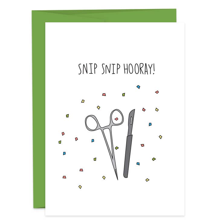 Snip Snip Greeting Card