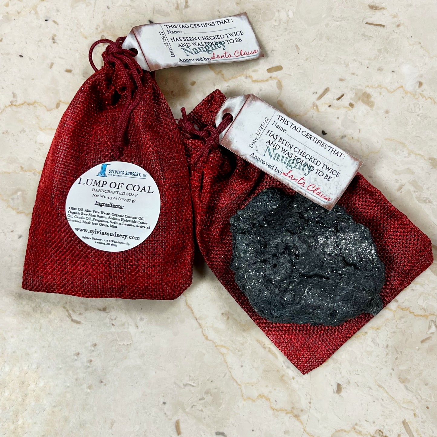 LUMP OF COAL SOAP
