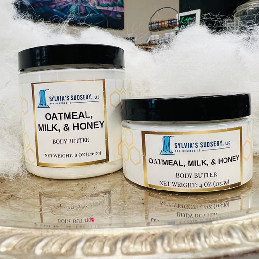 OATMEAL, MILK, & HONEY BODY BUTTER