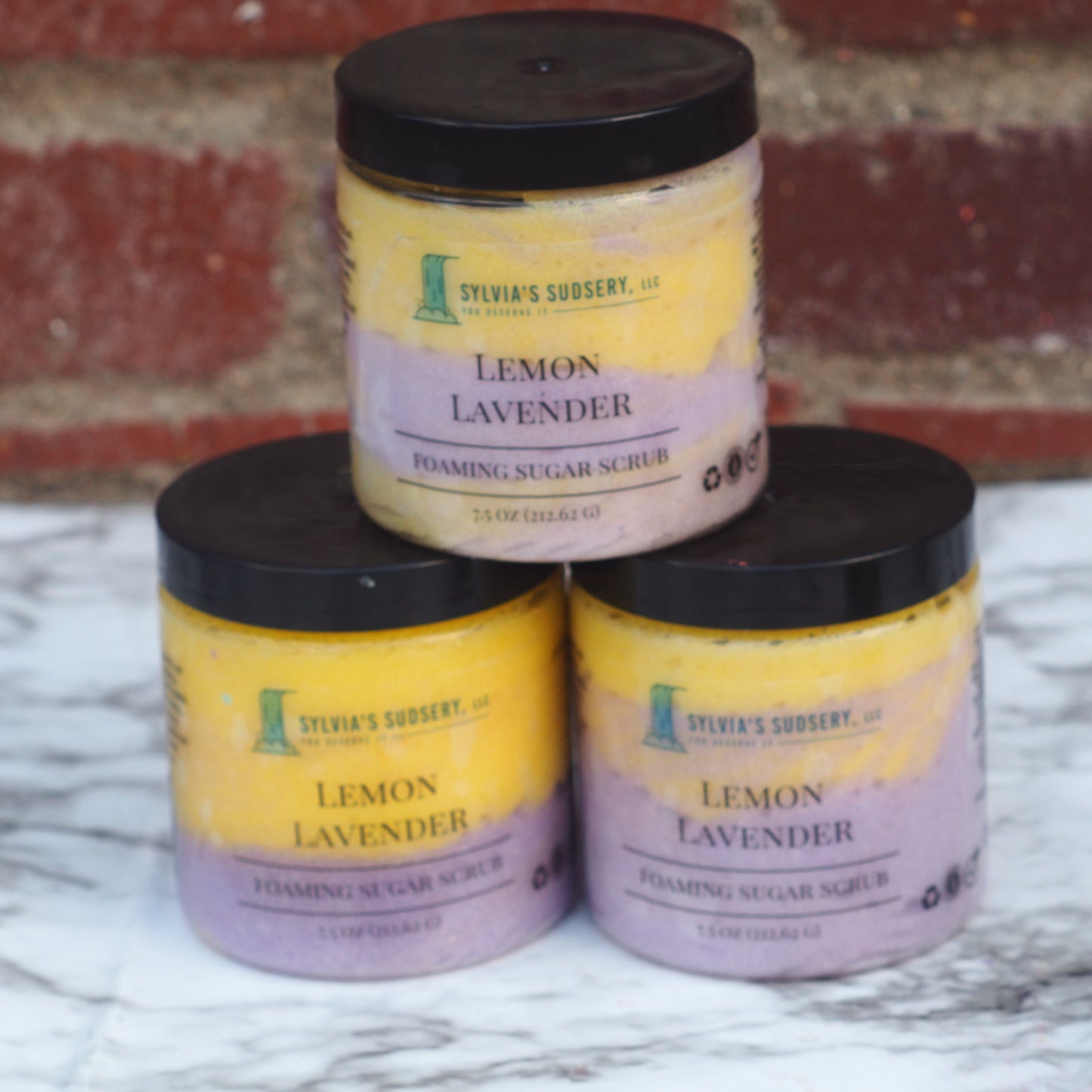 Lemon Lavender Foaming Sugar Scrub