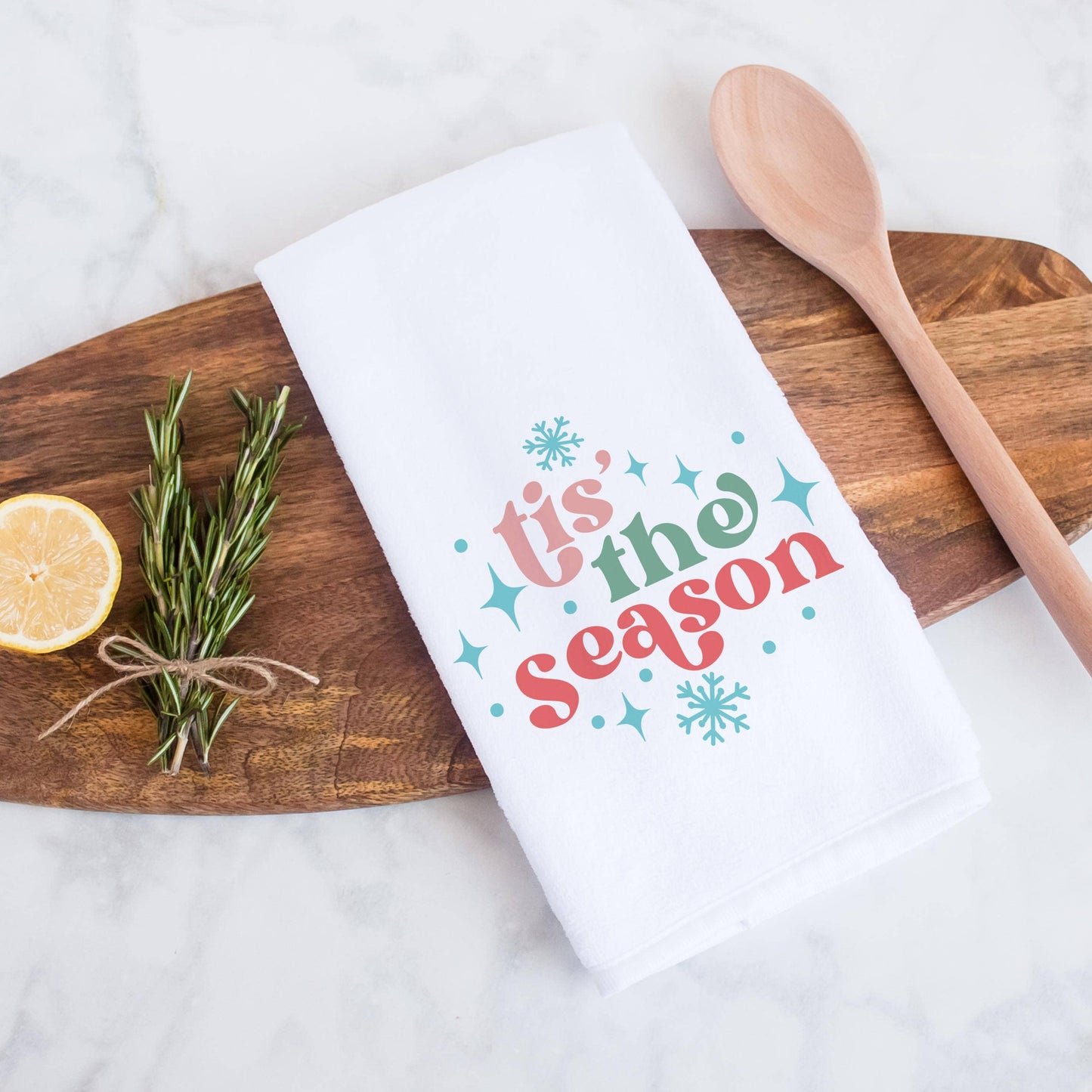 Tis the Season Tea Towel