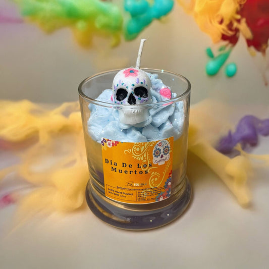 Dia De Los Muertos Candle