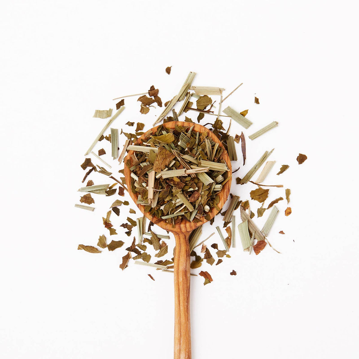 Peppermint Garden Tin & Spoon- Organic Fair-Trade Herbal Tea