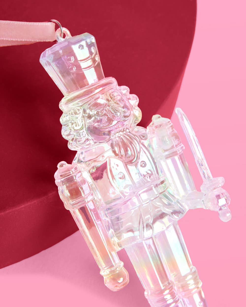 Nutcracker Ornament - iridescent ornament Christmas Holiday